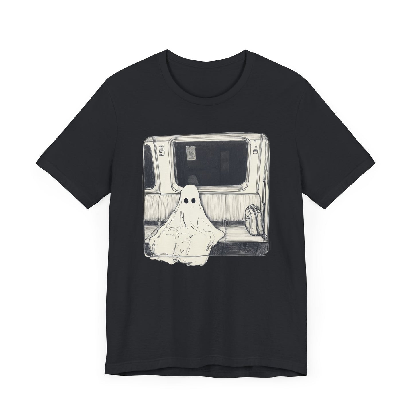 Sad Ghost On The Subway T-Shirt