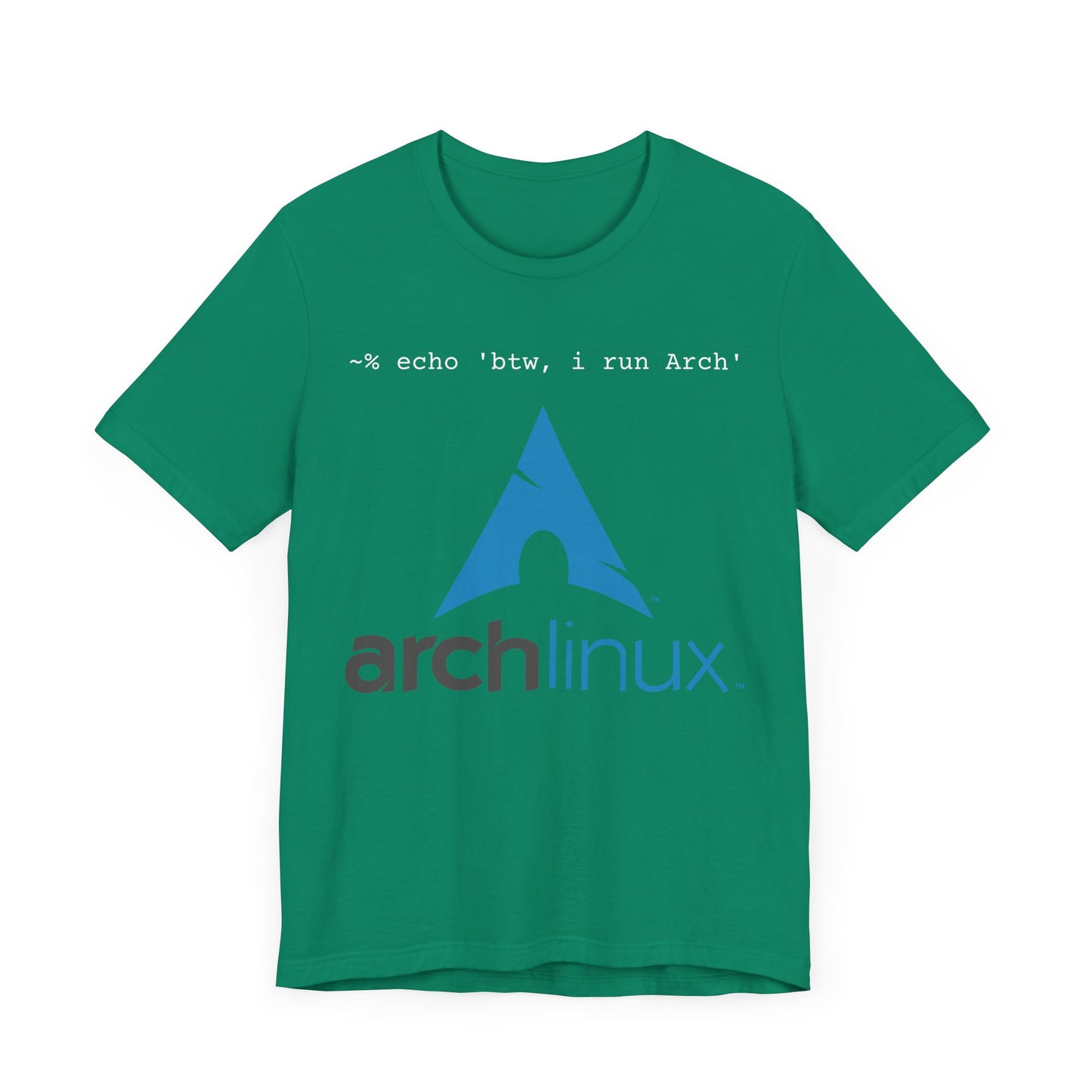 BTW I run Arch IT Geek T-Shirt