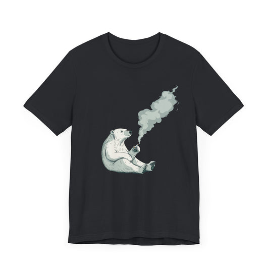 Polar Bear Smoking Cigarette T-Shirt