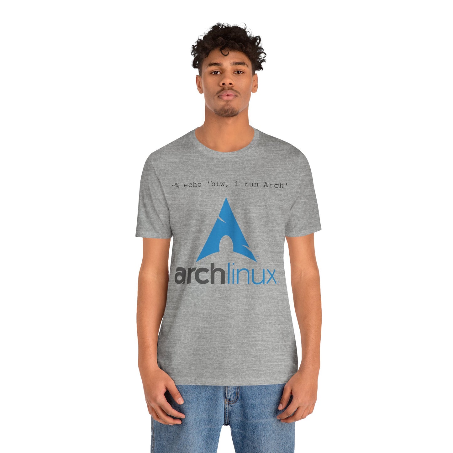 BTW I run Arch IT Geek T-Shirt