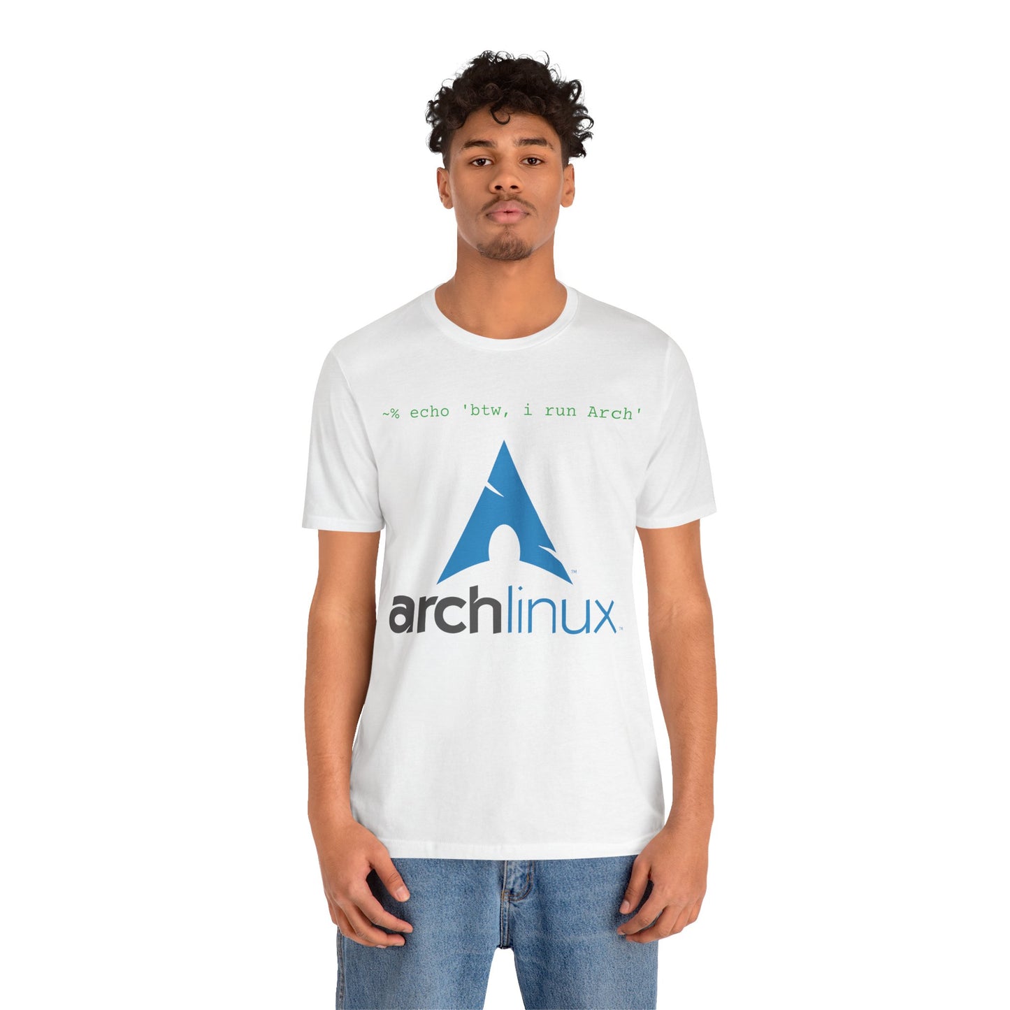 BTW I run Arch IT Geek T-Shirt