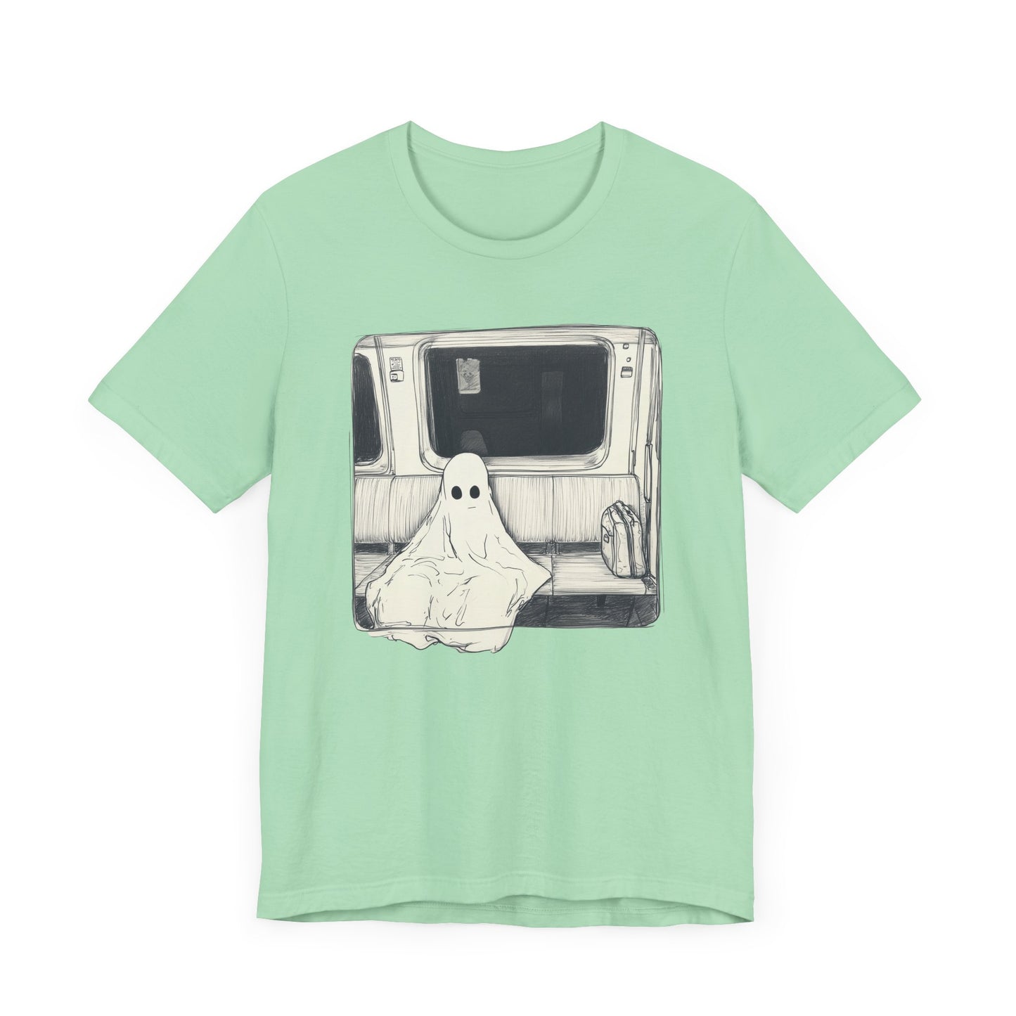 Sad Ghost On The Subway T-Shirt