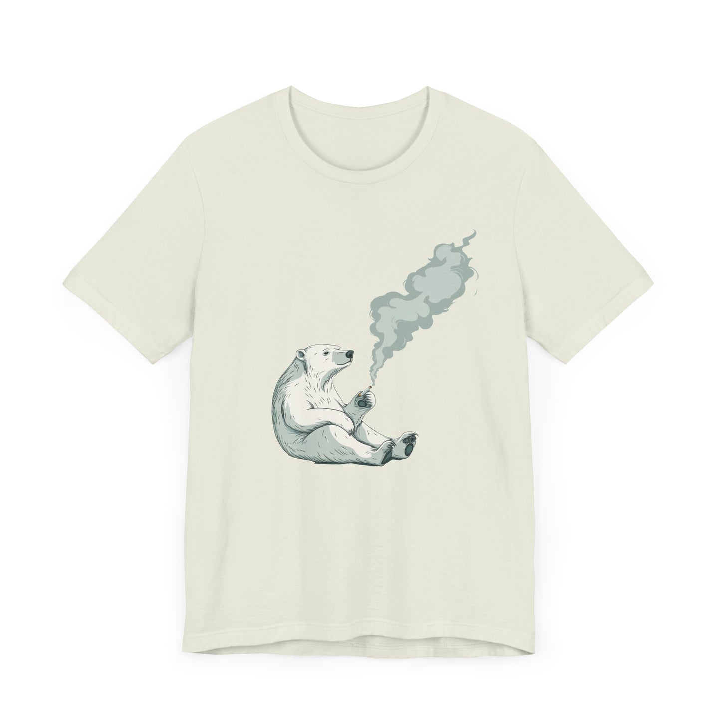 Polar Bear Smoking Cigarette T-Shirt