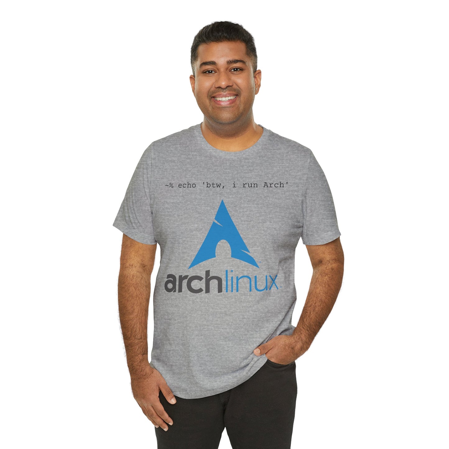 BTW I run Arch IT Geek T-Shirt