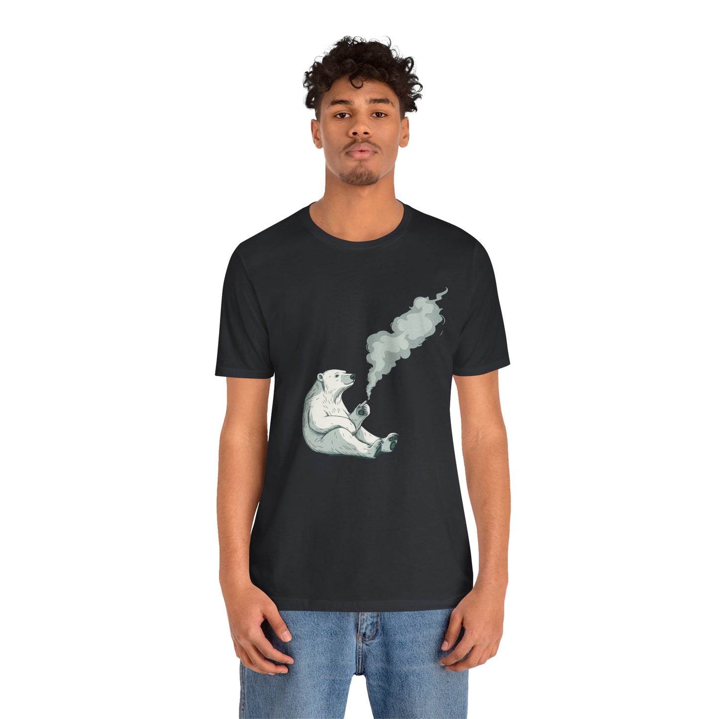 Polar Bear Smoking Cigarette T-Shirt