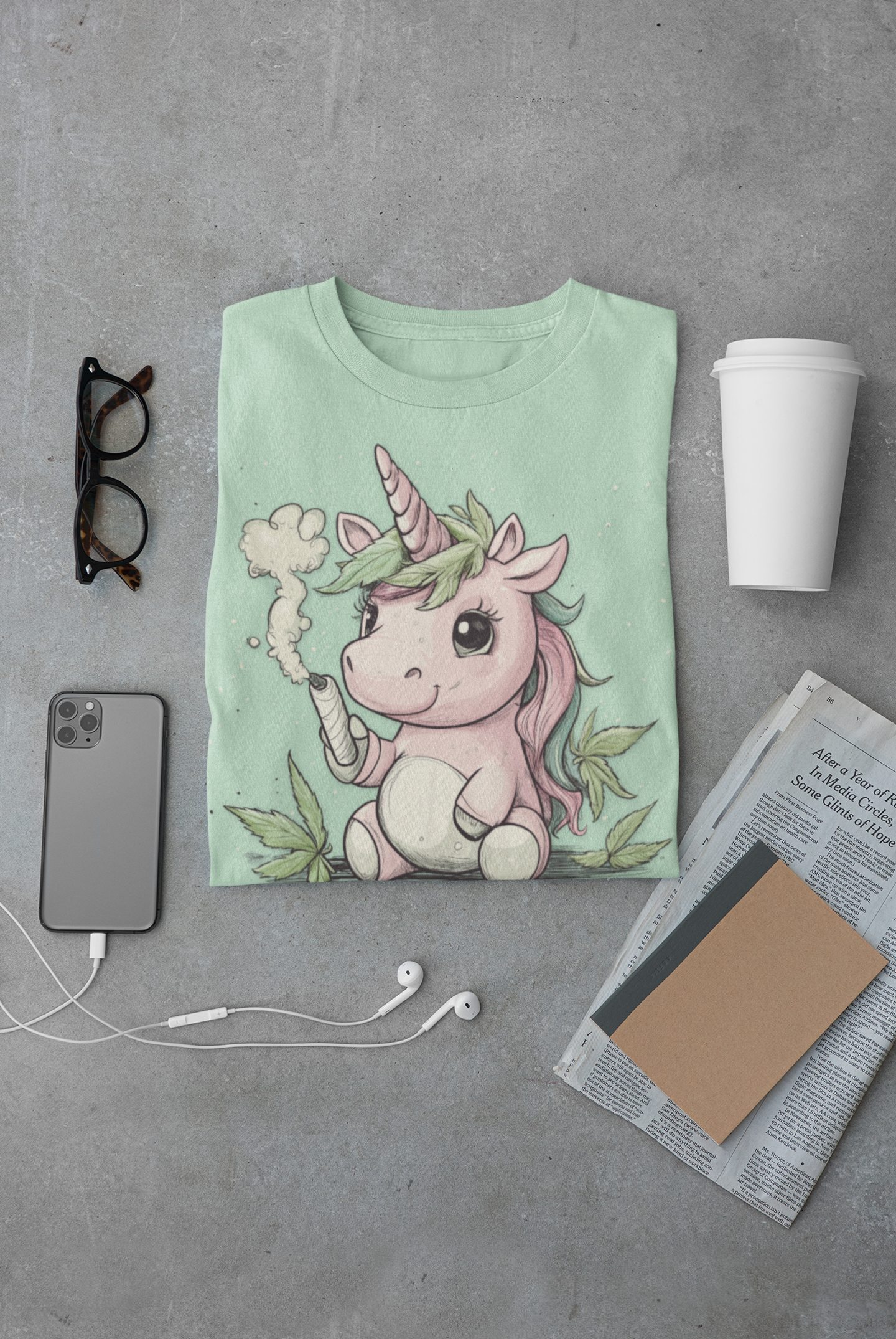 Unicorn Too Cute To Be In Jail T-Shirt