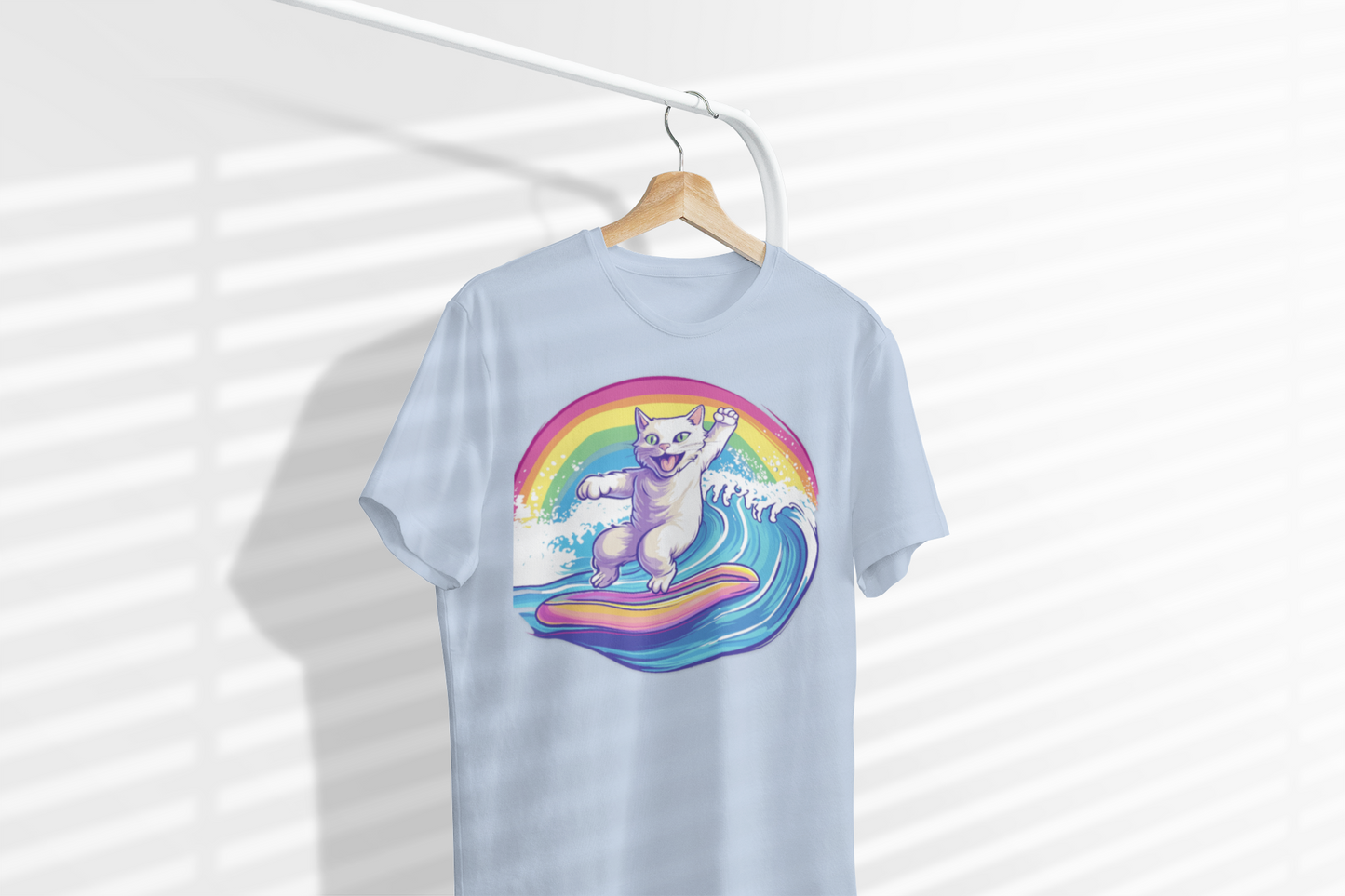 Surfing Cat Kona T-Shirt