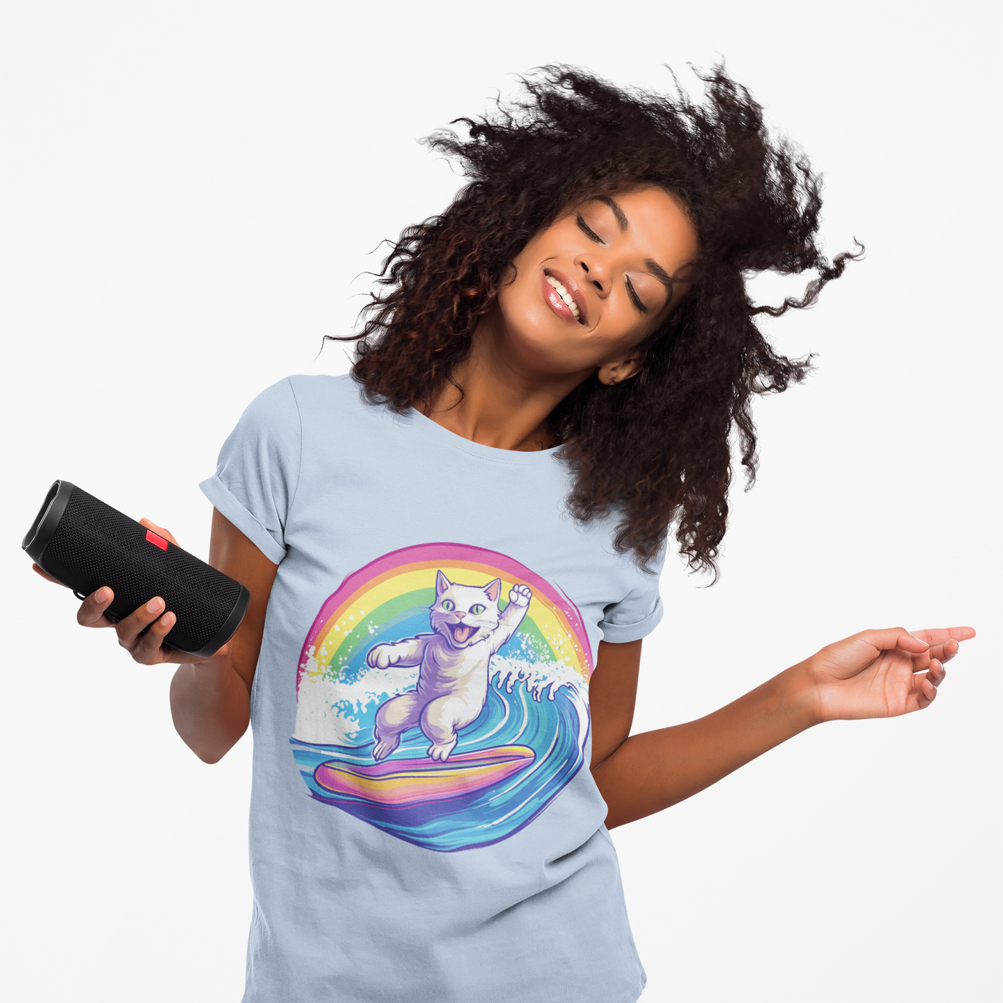 Surfing Cat Kona T-Shirt