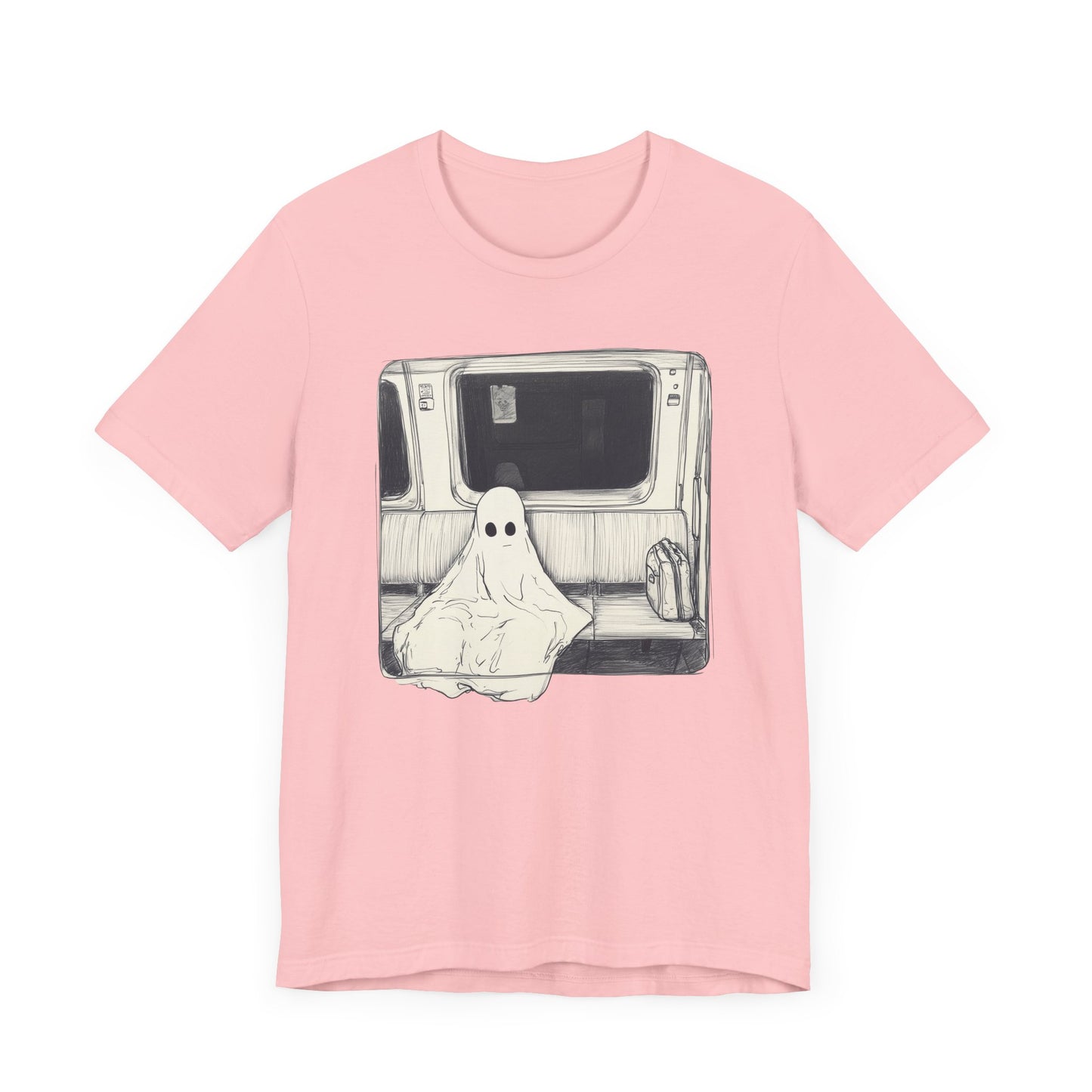 Sad Ghost On The Subway T-Shirt