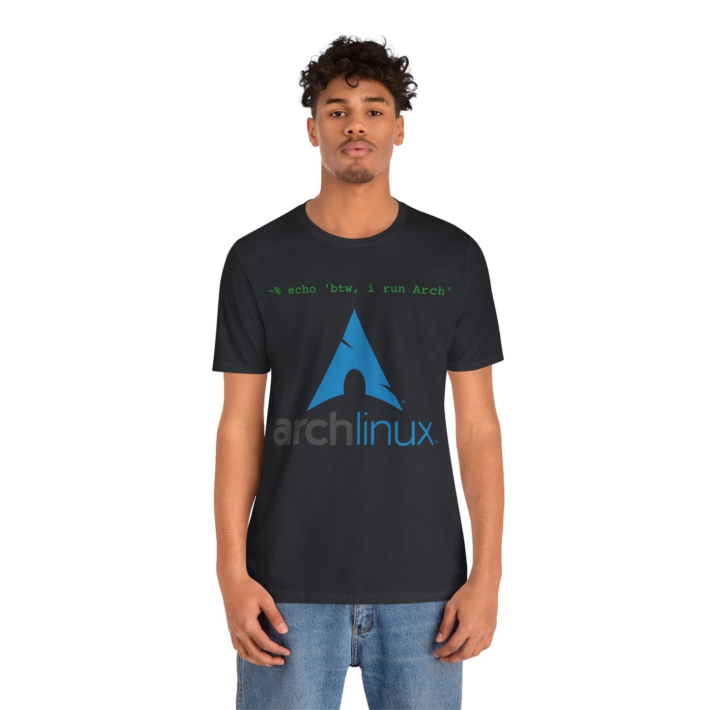 BTW I run Arch IT Geek T-Shirt