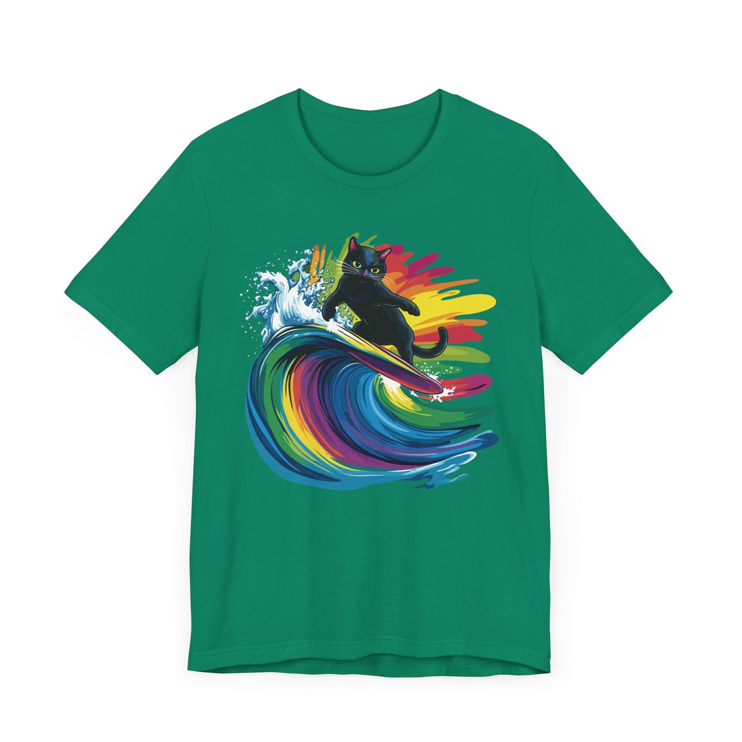 Surfing Cat Kai T-Shirt