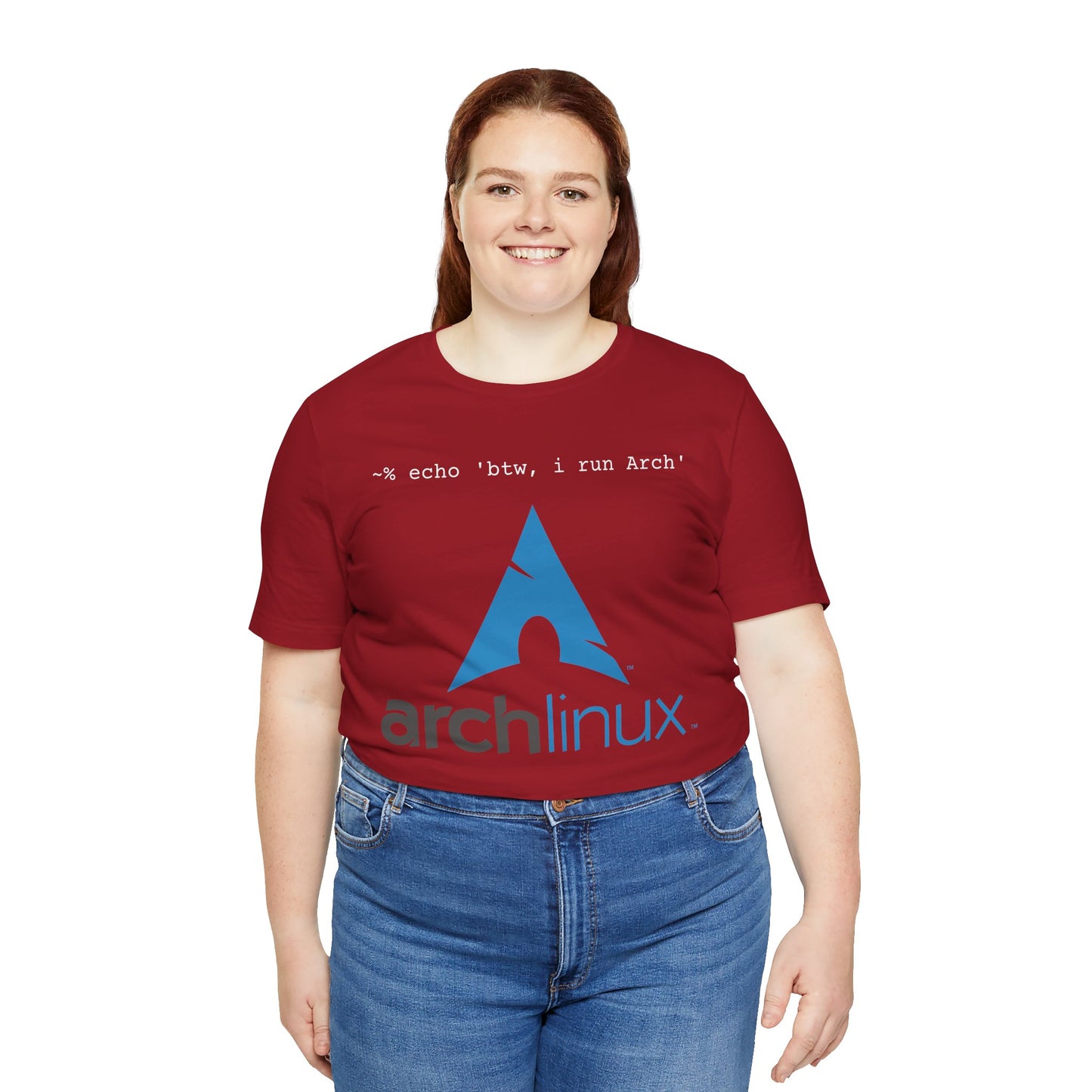 BTW I run Arch IT Geek T-Shirt