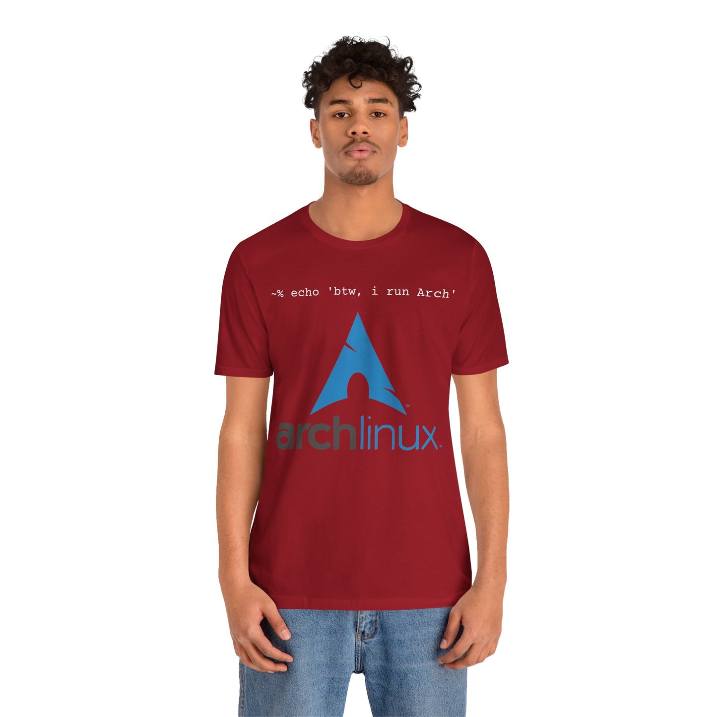 BTW I run Arch IT Geek T-Shirt