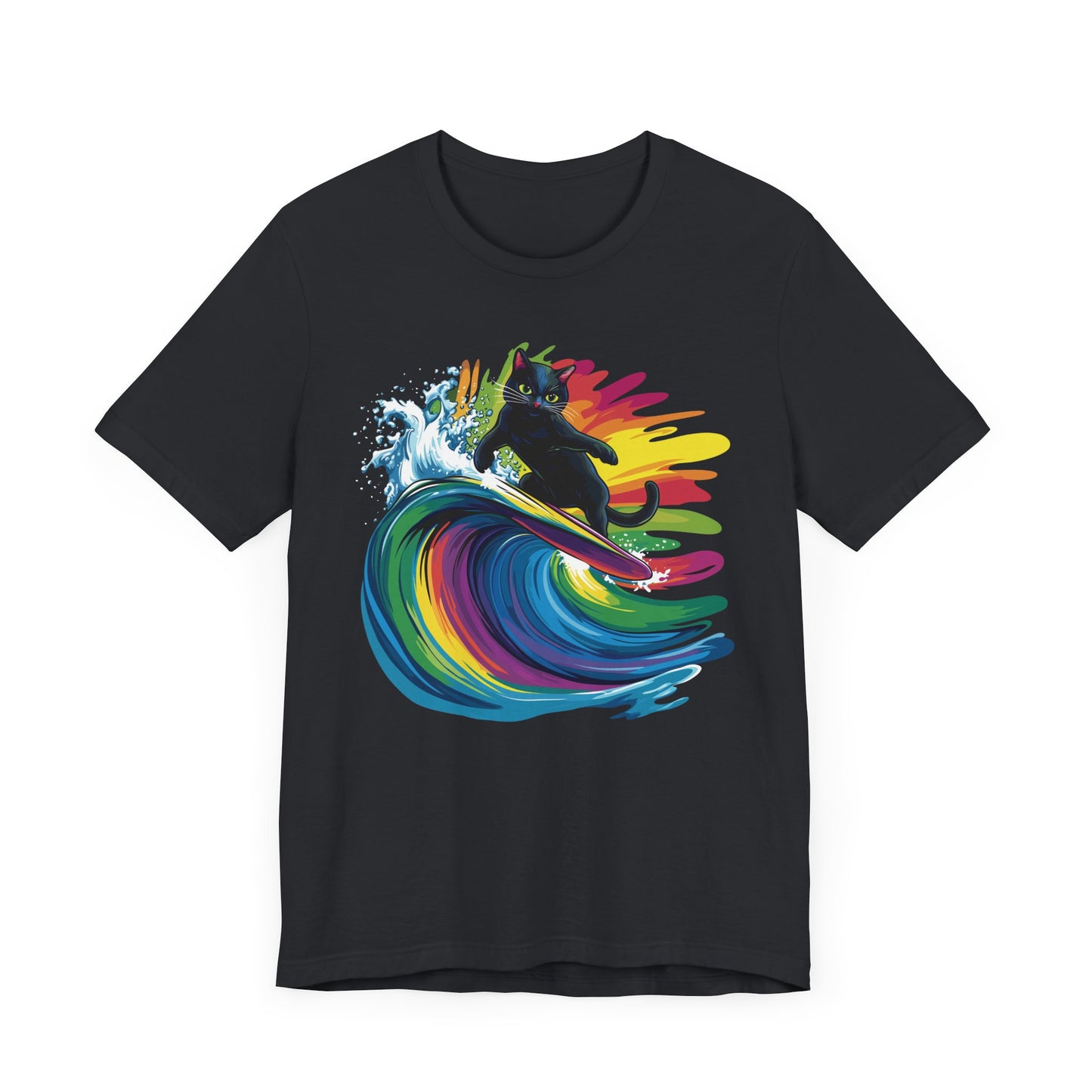 Surfing Cat Kai T-Shirt