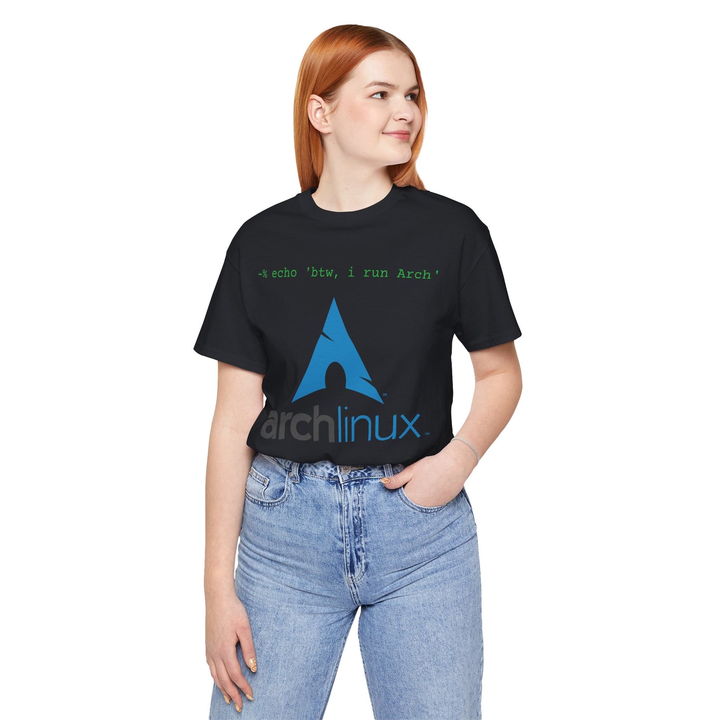 BTW I run Arch IT Geek T-Shirt