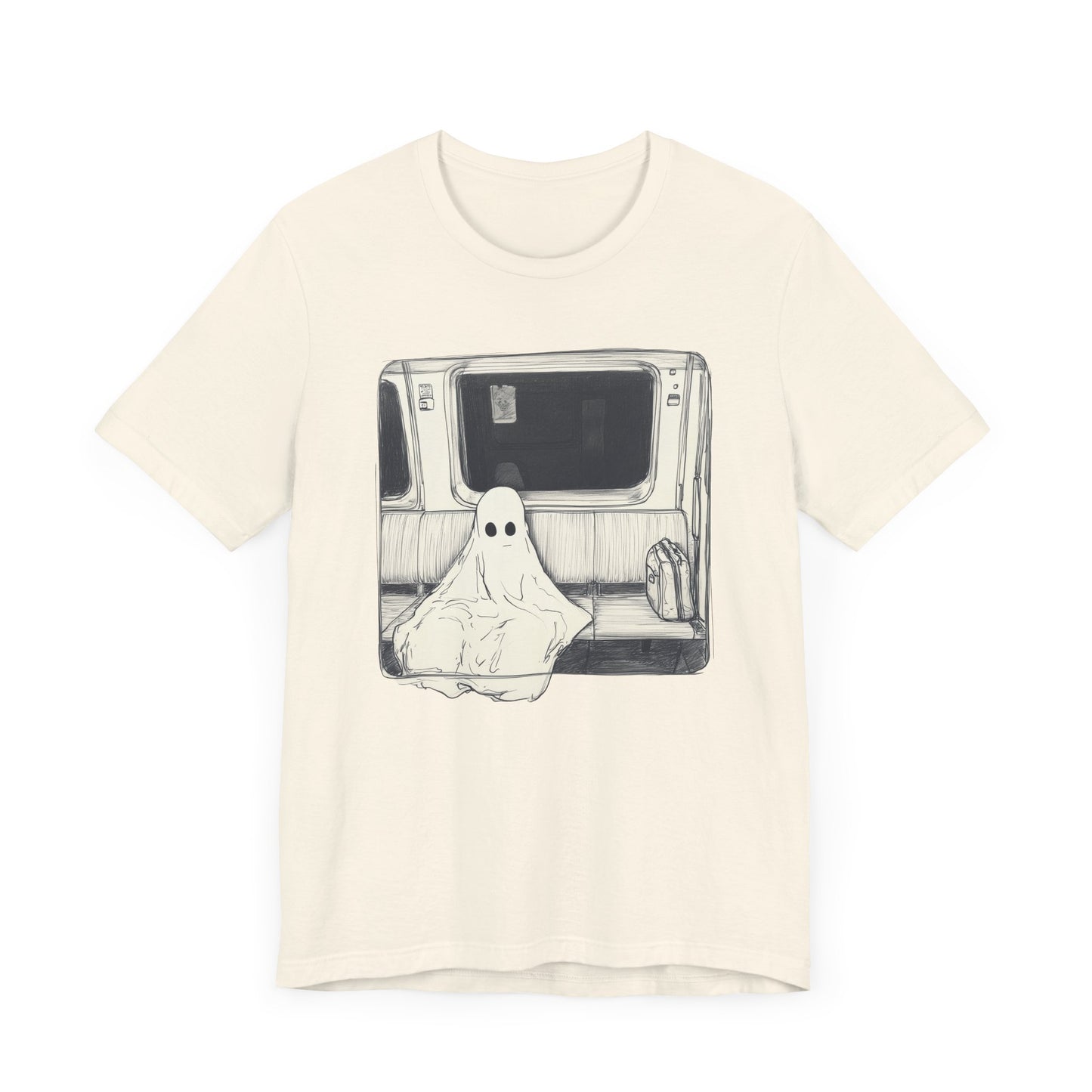 Sad Ghost On The Subway T-Shirt