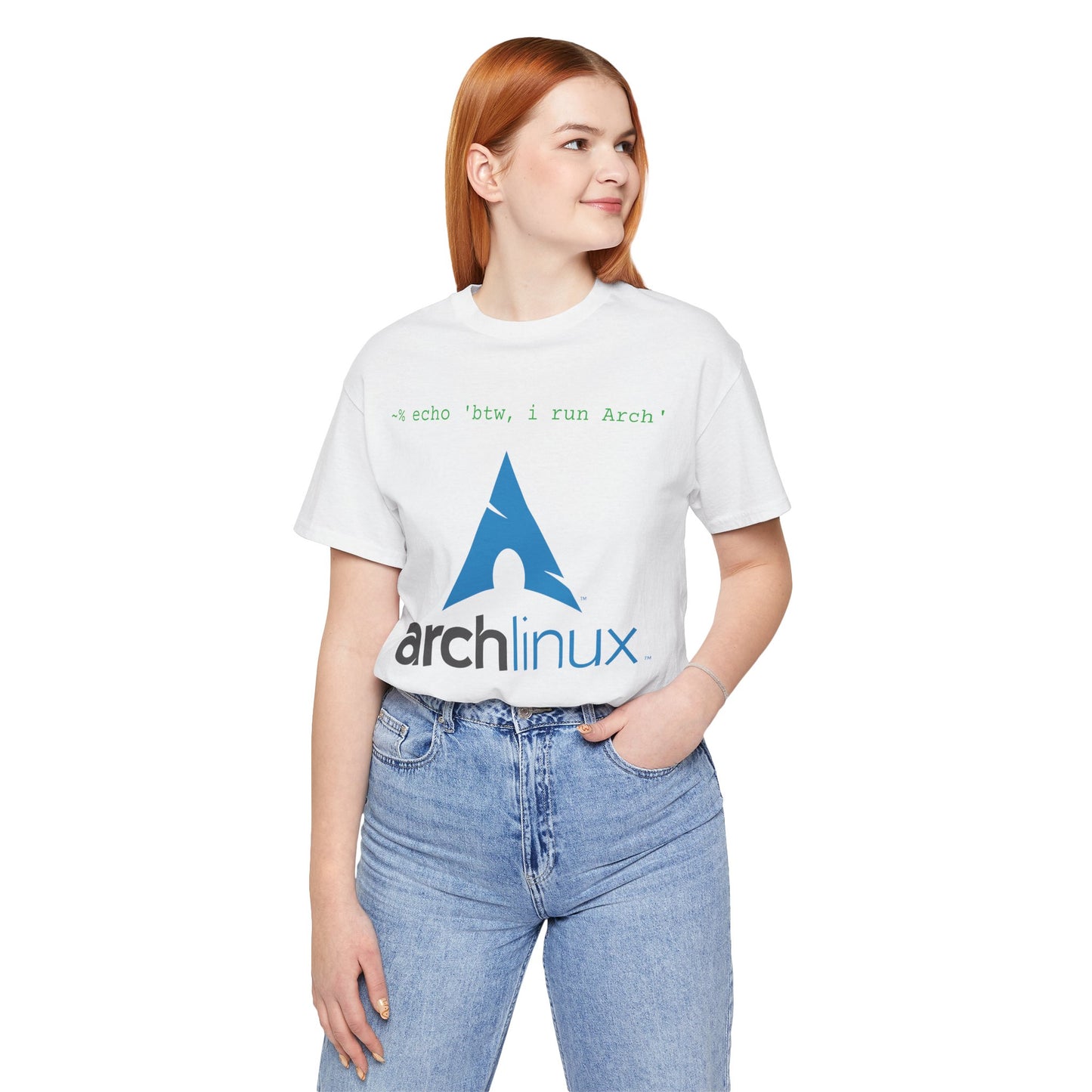 BTW I run Arch IT Geek T-Shirt