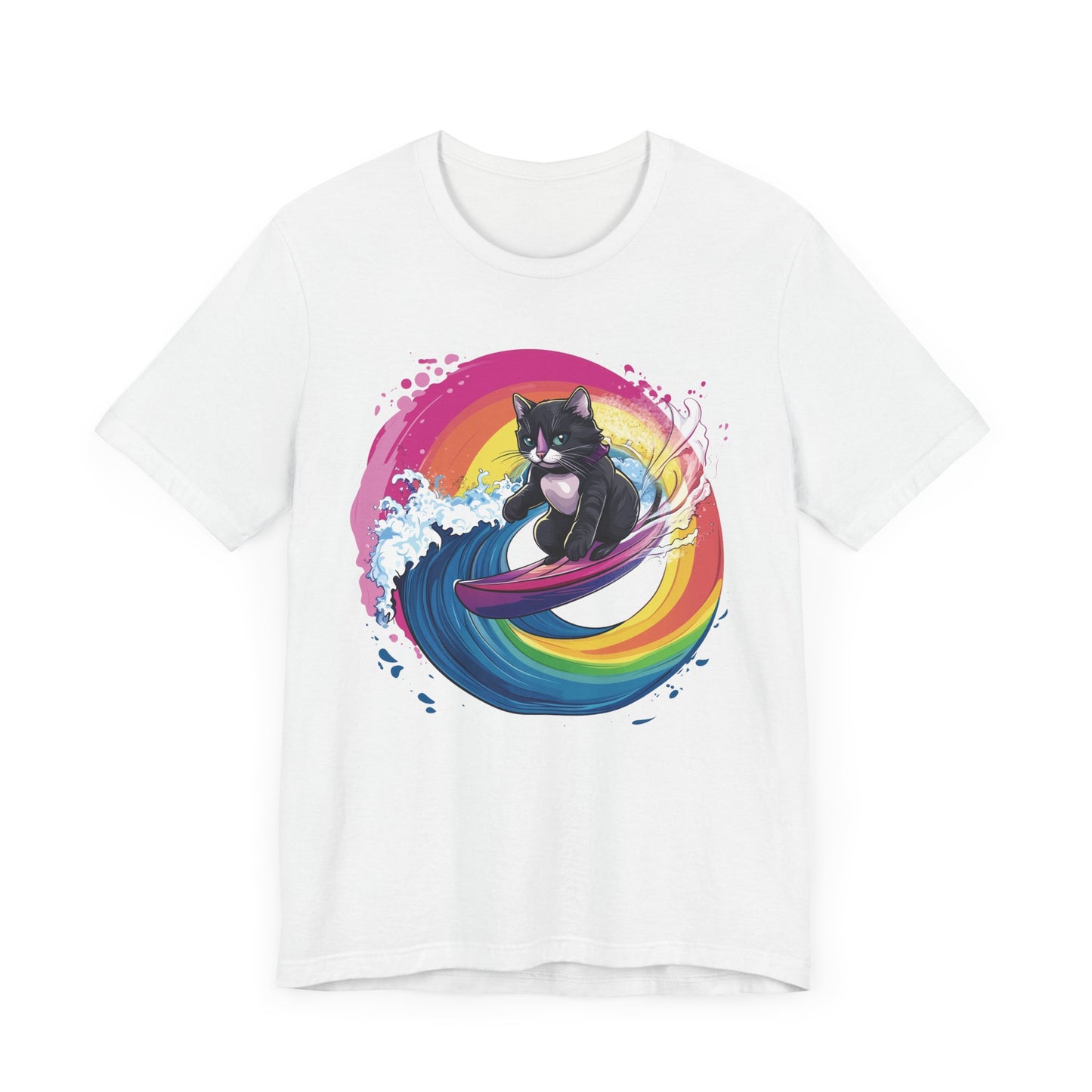 Surfing Cat Nalu T-Shirt