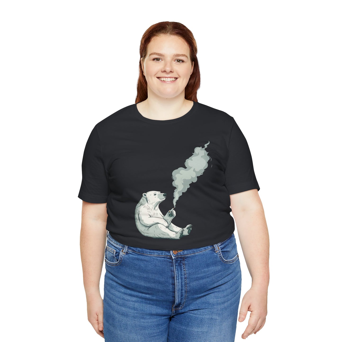 Polar Bear Smoking Cigarette T-Shirt